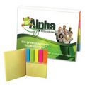 Versa-Pak Notebook w/ 7 Sticky Note Pads (Full Color)